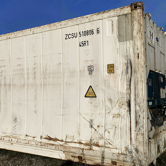 Container frigorifique 40 pieds High Cube occasion – 68 m³ – 26 m² – étanche - Image 3