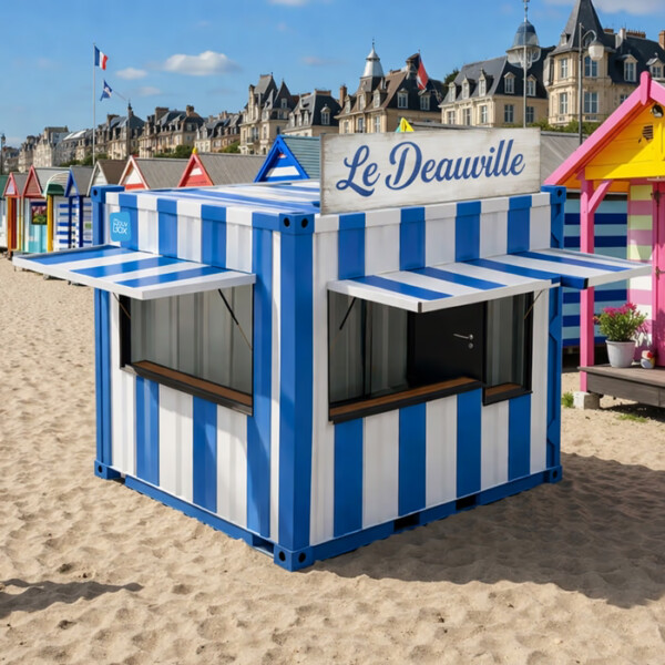Snack Box 10 pieds Deauville – Edition spéciale, DRY standard, neuf ou 1er voyage, 16 m³, 7 m² - Image 1
