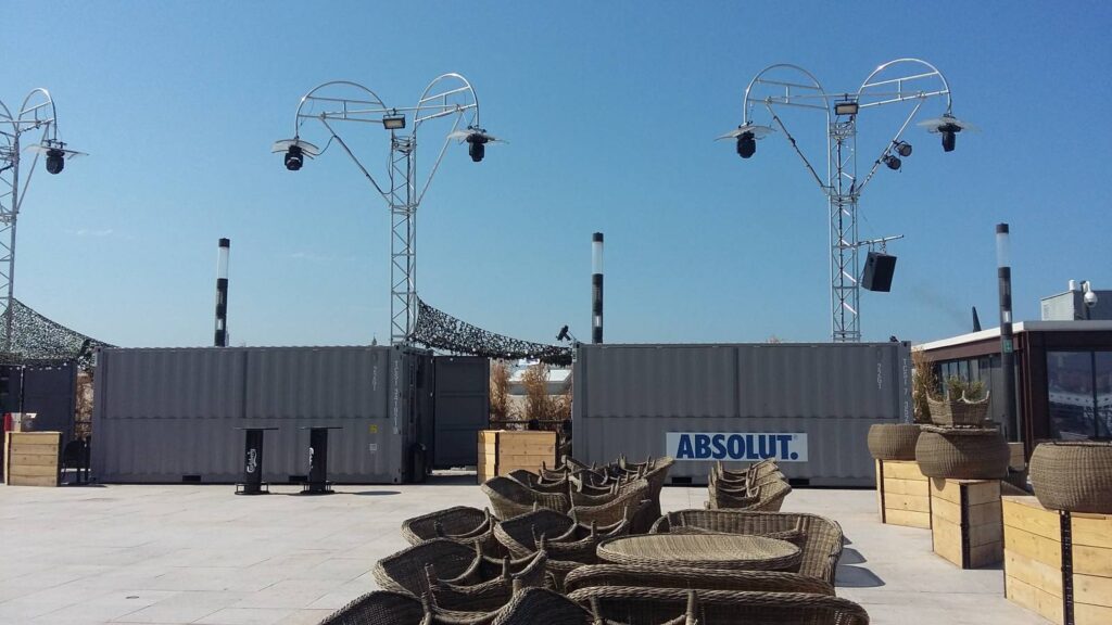Aménagement de containers maritimes en kiosques évènementiels – Bouches-du-Rhône 2