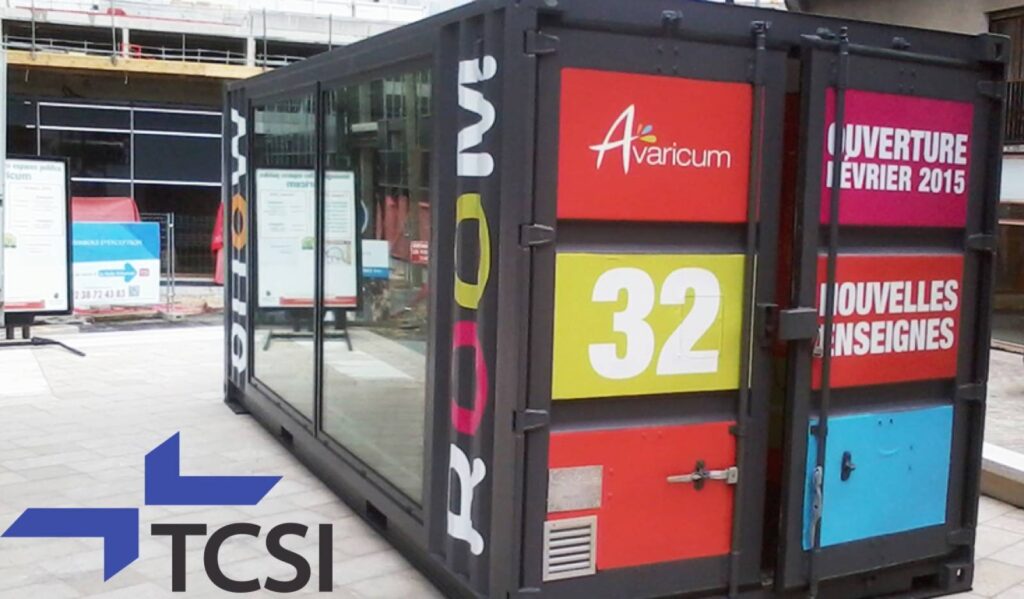 Container aménagé en bulle de vente – Bourges 4