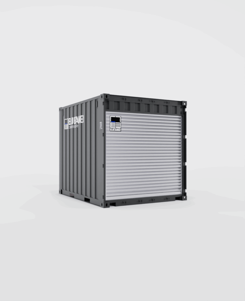 Cargo Storage™ 10 – Conteneur maritime 10 pieds avec porte de garage, acier Corten – 2.99 x 2.43 x 2.59 m 1