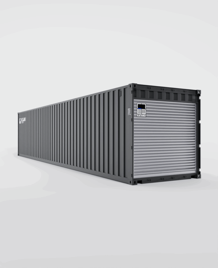 Cargo Storage™ 40 – Conteneur maritime 40 pieds avec porte de garage, acier Corten, 12.19 m x 2.43 m x 2.59 m, 67.50 m³ 1