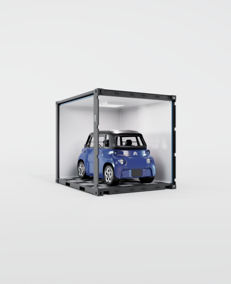 Cargo Storage™ 10 – Conteneur maritime 10 pieds avec porte de garage, acier Corten – 2.99 x 2.43 x 2.59 m 2