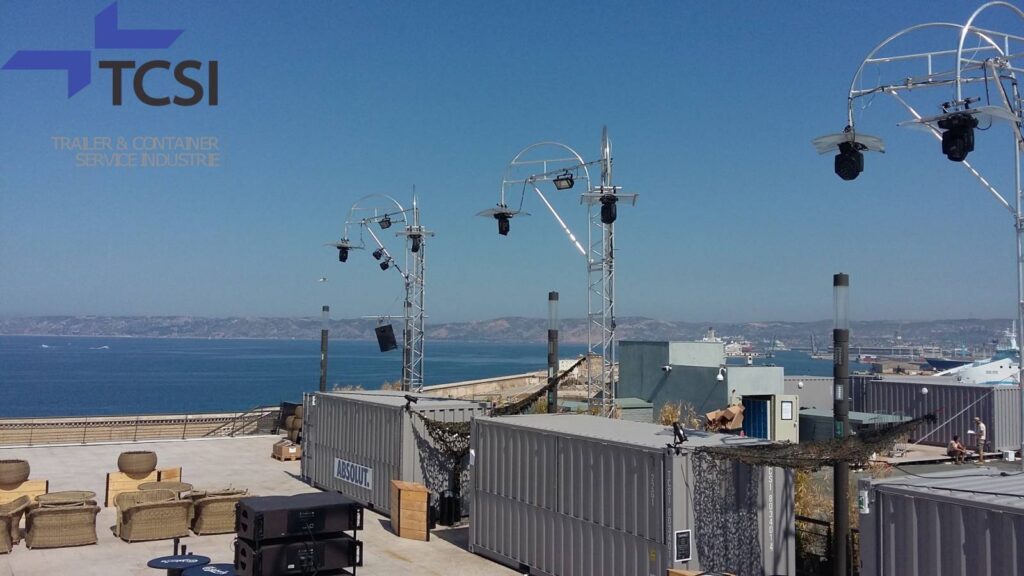 Discothèque en containers aménagés à Marseille – TCSI 1