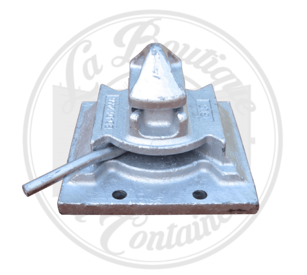 Twistlock inférieur à boulonner en acier moulé Jis-SCW480 galvanisé à chaud – Fixation container maritime 1