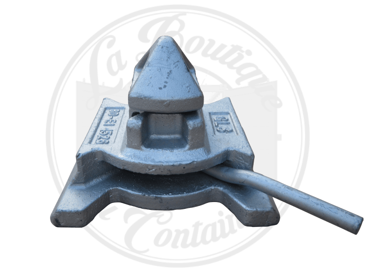 Twistlock inférieur à souder – Fixation container maritime en acier moulé Jis-SCW480 galvanisé à chaud, 160 x 175 x 128 mm 2