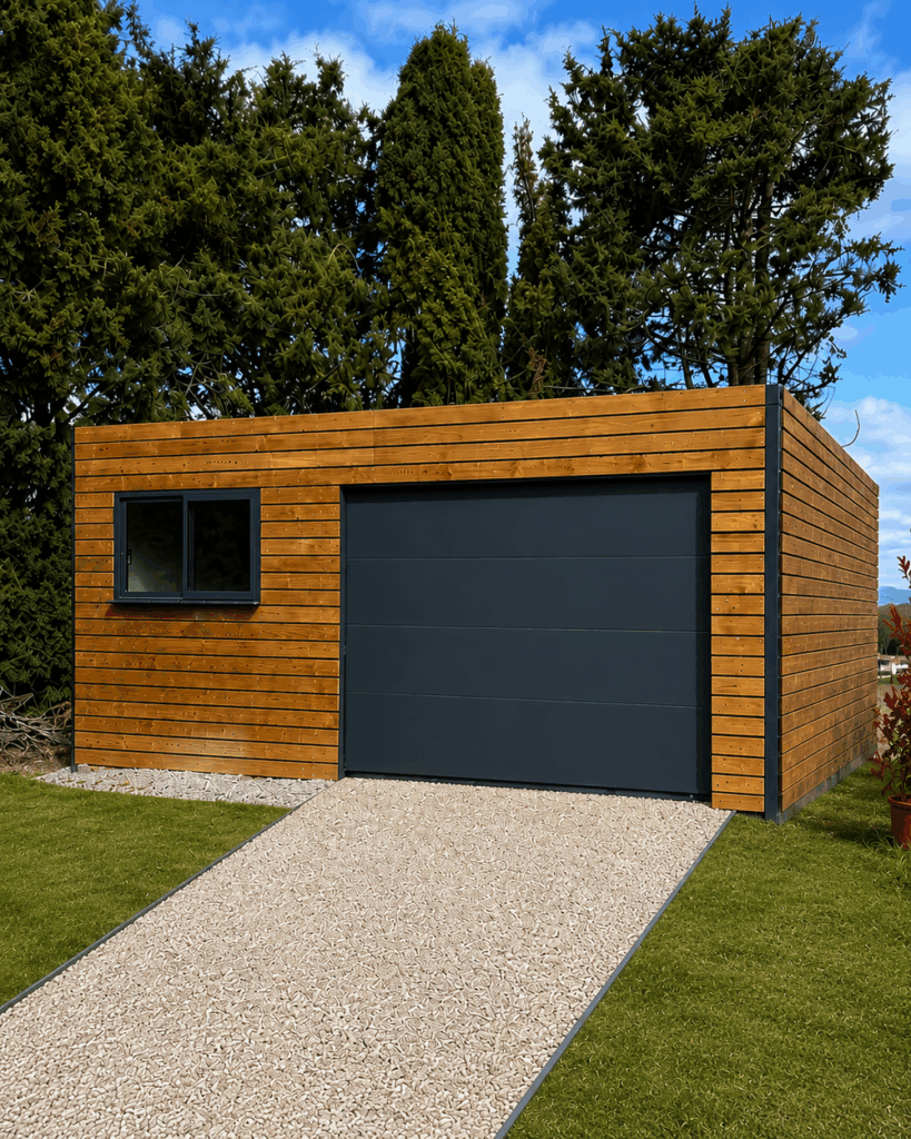Garage container de 28m²   –   entièrement équipé - Image 1
