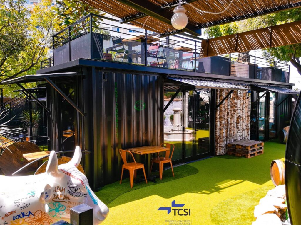 Conteneur aménagé en restaurant – Marseille – TCSI 1