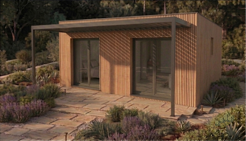 Studio  de  jardin isolé en container/T3 – 42 m2 - Image 1